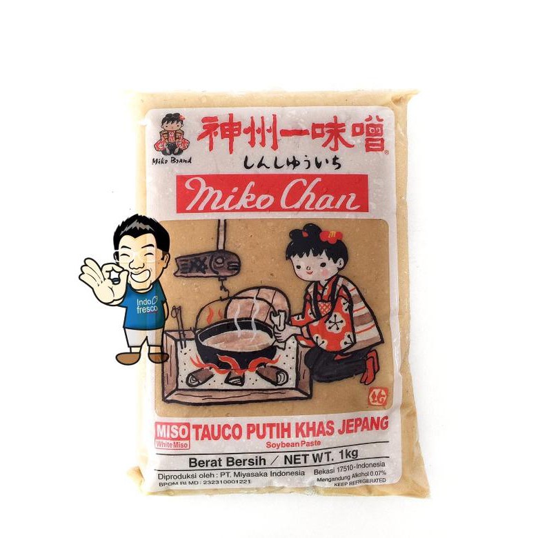 

ENAK Shinshuichi Mikochan Shiro Miso Paste- Pasta Miso- Tauco Jepang 1Lt BANYAK RASA