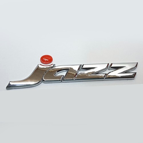 Emblem Jazz Logo Mobil Honda jazz Chrome