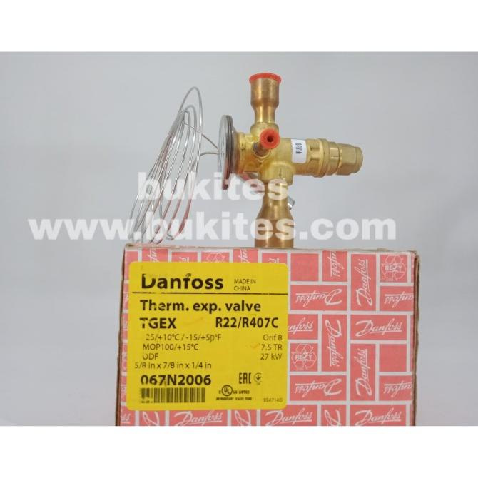 &<&<&<&] Expansion valve TGEX 7.5TR R22-R407C (067N2006)