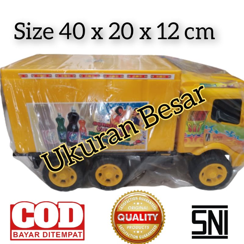 Mainan Mobil Truk Box / Kontainer Besar -Truk Semen / Molen - Excavator - Tangki