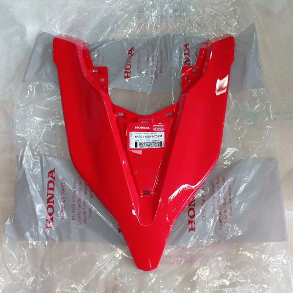 cover front panel tameng vario125 150 new 2018 K59J K60R merah original 64301-K59-A70ZM