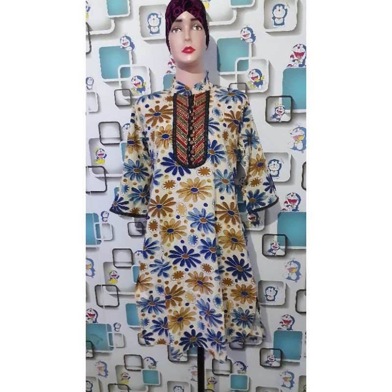 kurti bunga2 cantik preloved