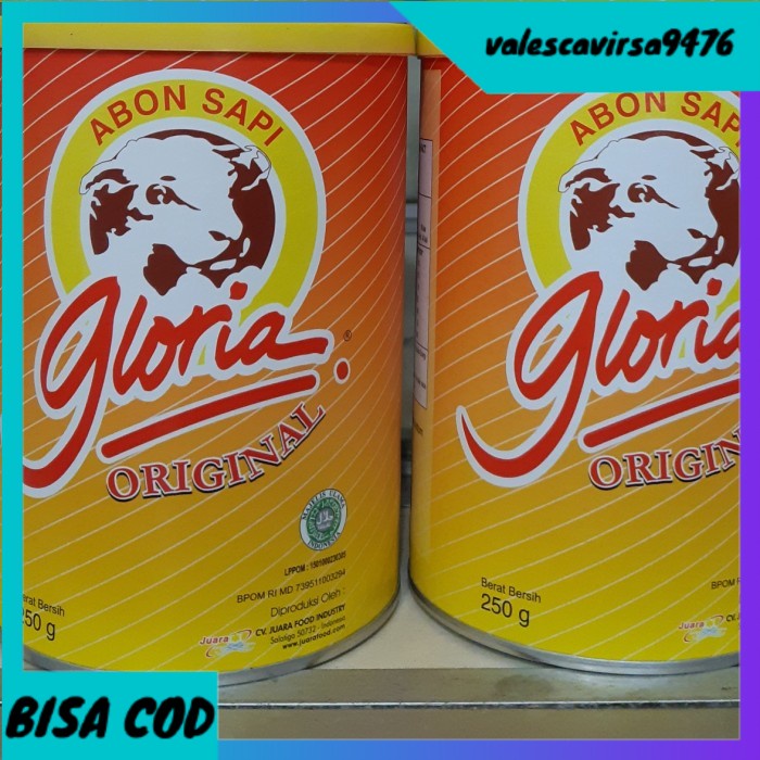 

⭐BISA COD⭐ abon sapi gloria original 250 gram