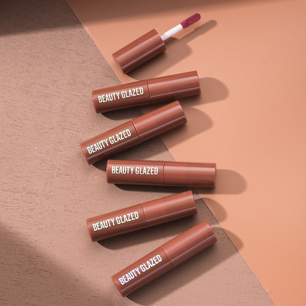 ORIGINAL BEAUTY GLAZED CHOCOLATE LIPSTICK MATTE LIP WATERPROOF MOISTURIZING GLOSS LONGLASTING