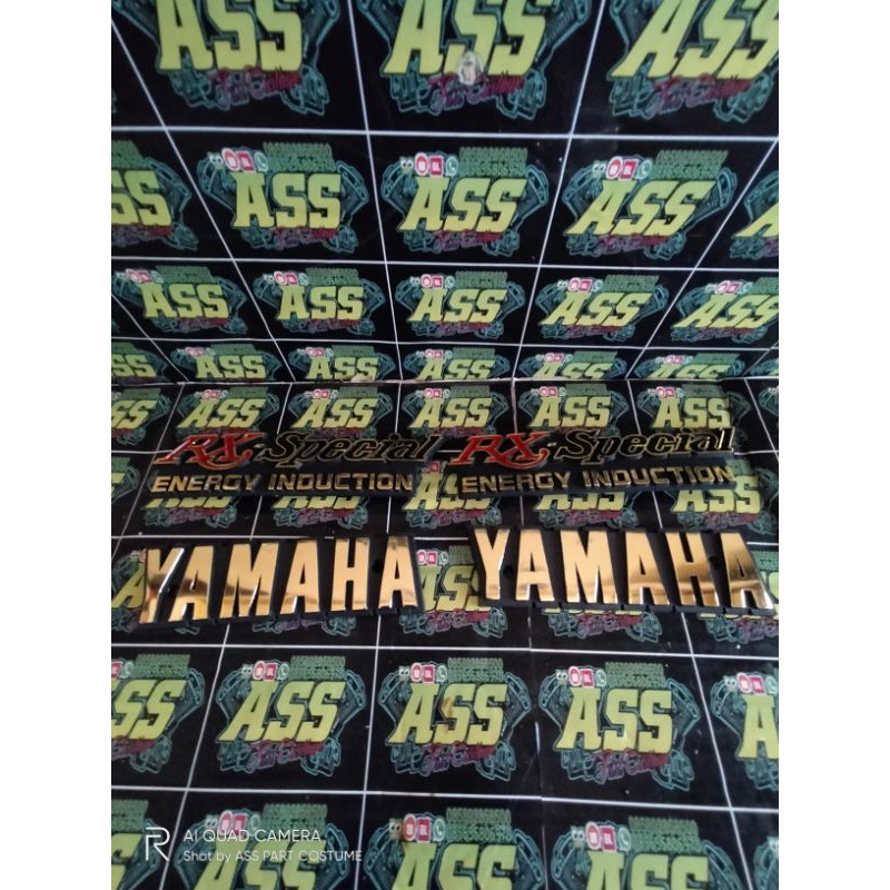 EMBLEM logo Tangki Yamaha RX Special Set Bok aki Rx Special