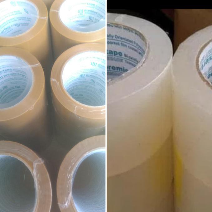 

Lakban Isolasi Tape Coklat / Bening 2" X 10Y / 2 Inch X 100 Yard Arnuno29 Segera Dapatkan