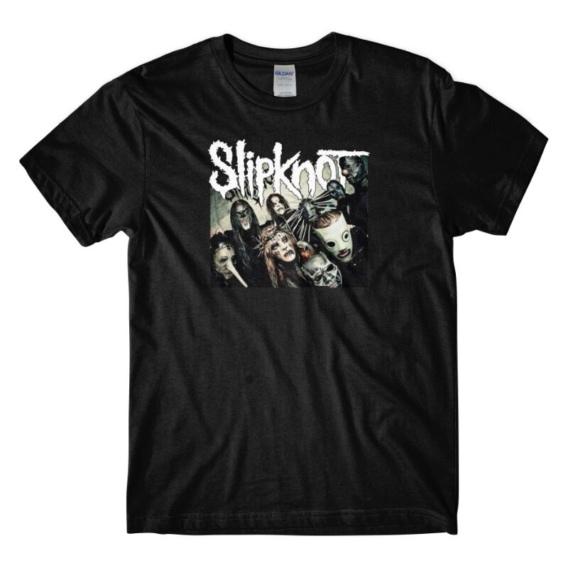 Kaos Band Metal Gildan SLIPKNOT Sablon DTF