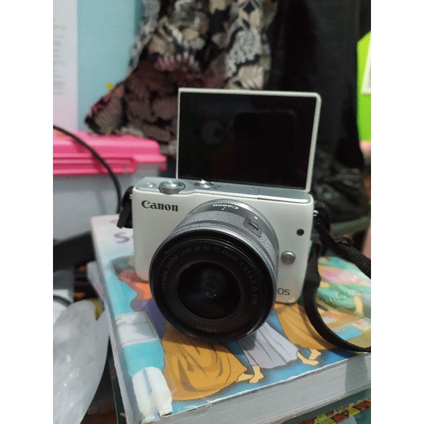 Jual kamera Mirrorless Canon M10 layar lipat Shopee Indonesia