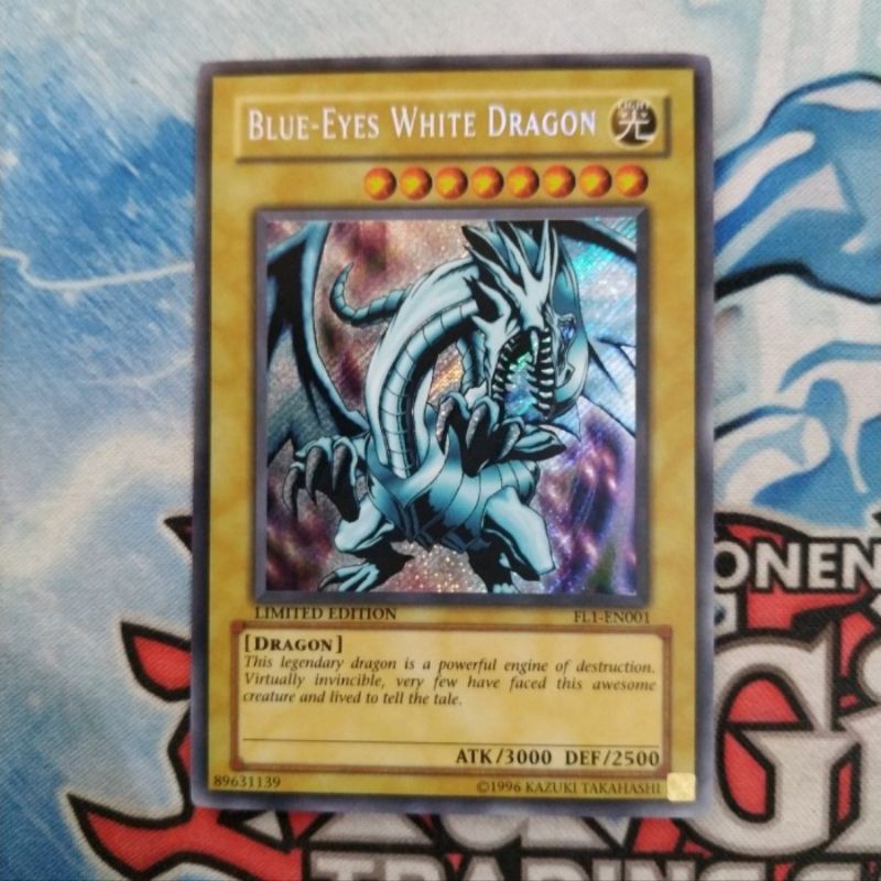 yugioh blue eyes white dragon FL1 original