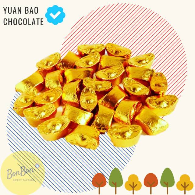 

Yuan Bao Gold Chocolate / Coklat Emas Uang Cina / Cokelat Uang Kuno Yen Bao