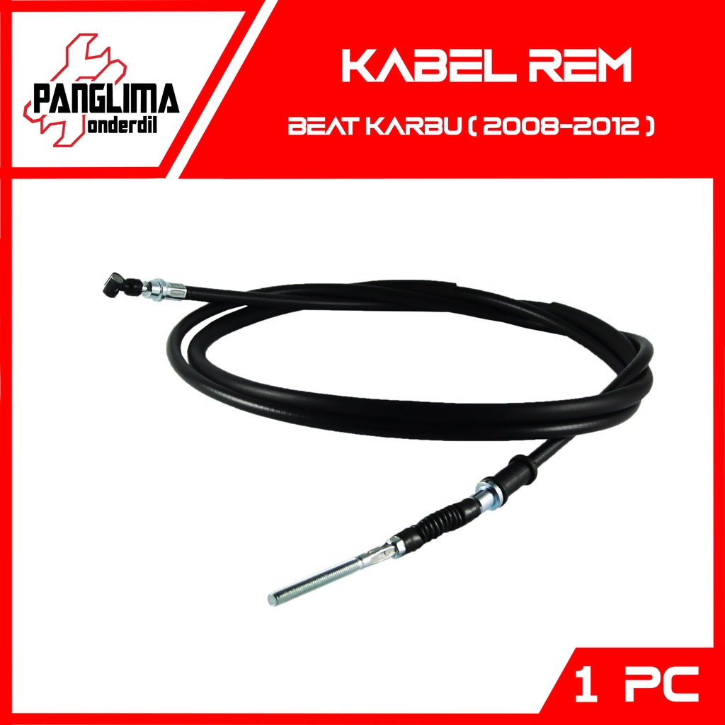 Kabel Rem Beat Karbu-Karburator 2008-2011 Tali Rem Belakang-Kanan