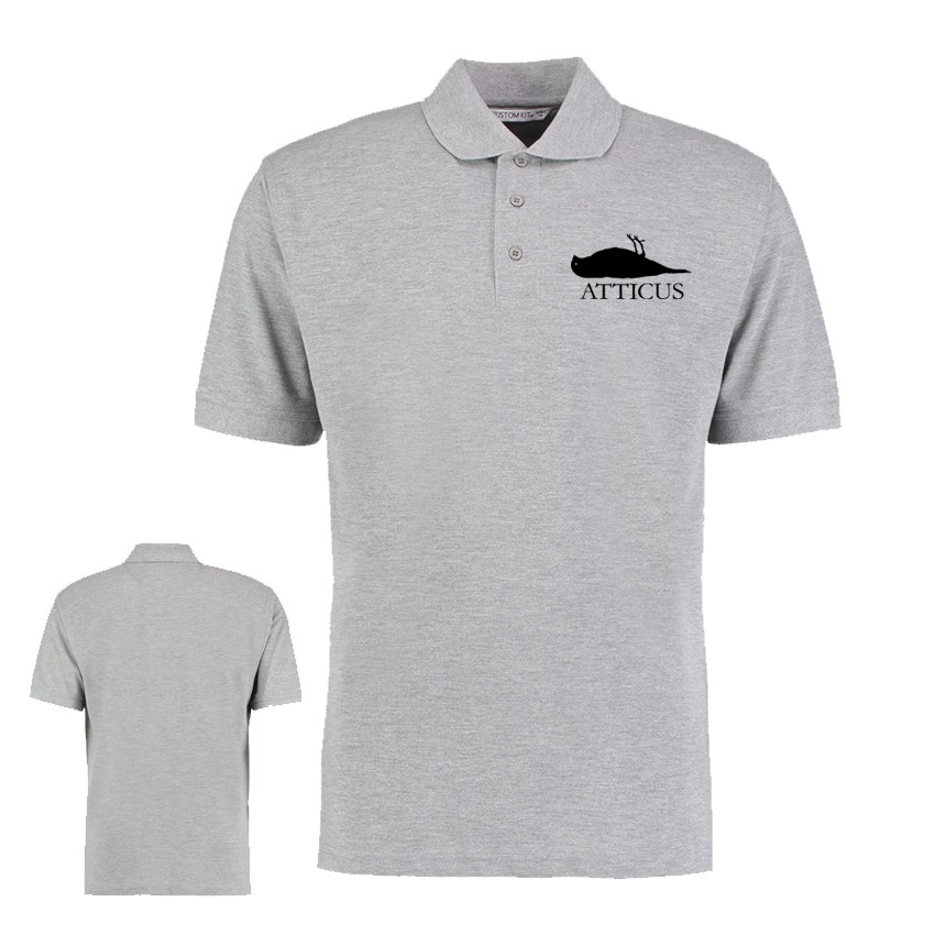 Kaos Polo Kerah Pria Atticus Logo Little Black 100% Premium