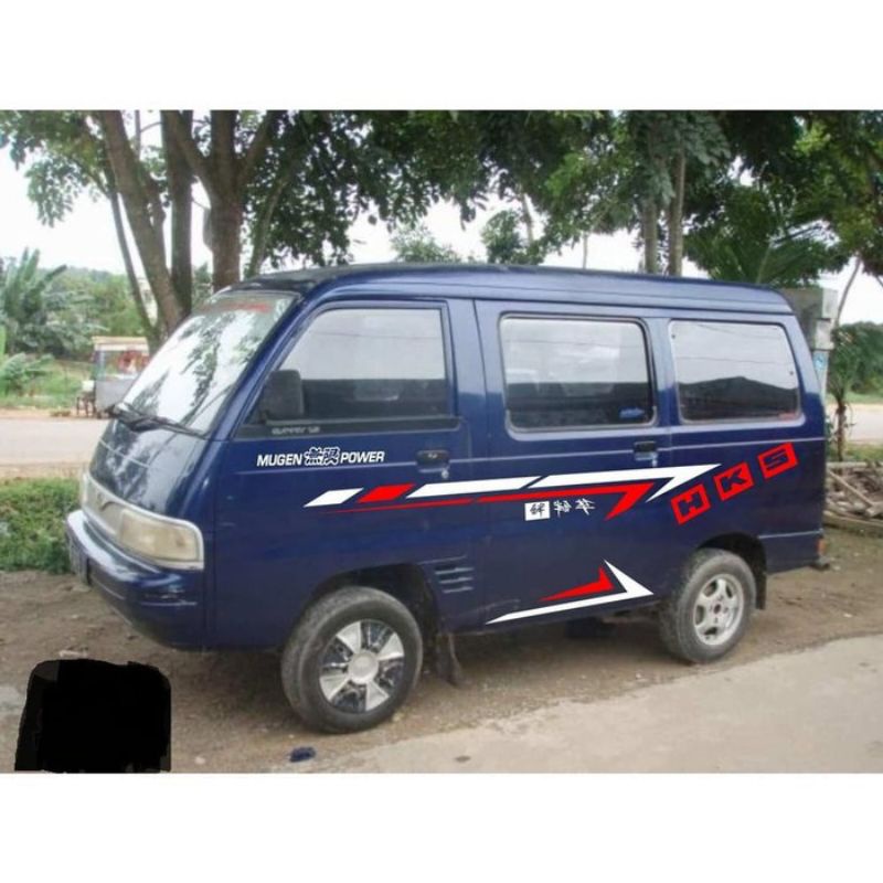 Stiker mobil suzuki carry cutting sticker mobil suzuki carry