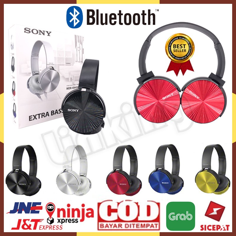 Headset bluetooth wireless earphone bluethooth SONY XB450BT extra bass
