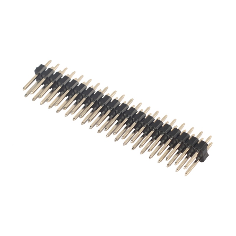 Btsg 5pcs Strip Header Male Ganda 0.1 &quot;2X20-Pin Untuk Raspberry Pi Zero Gpio