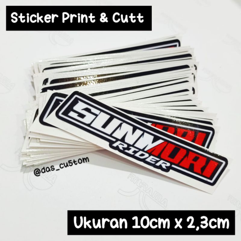 sticker printing SUNMORI RIDER NEW