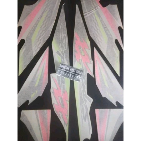 striping stiker sticker lis honda supra xx silfer silver ungu original ori asli