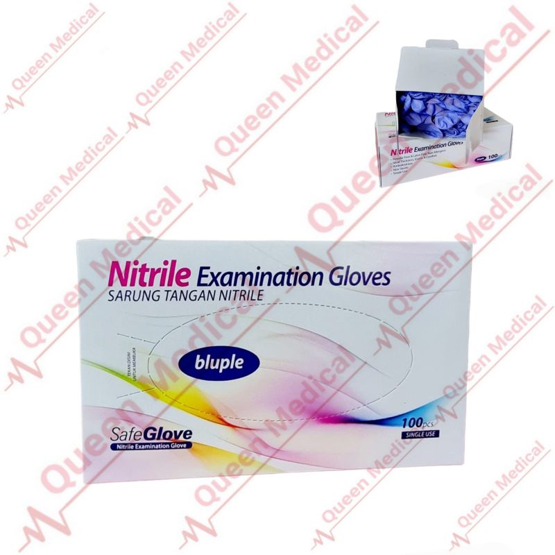 Sarung Tangan Nitrile/Safe Glove/Nitrile Examinatoon Glove