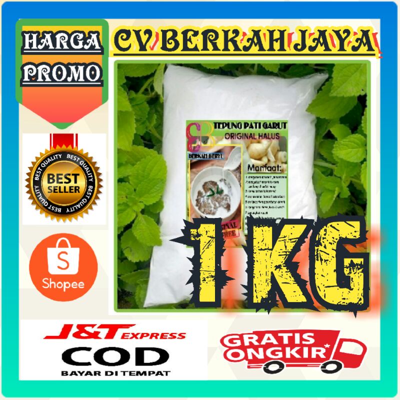 

tepung garut 1kg / tepung pati garut / tepung garut / pati garut / aroowroot / aroowroot powder / tepung pati garut / jengkirut / irut / jenang gemi / obat maag / obat asam lambung / obat sakit perut / obat maag / obat gerd / obat lambung / obat herbal