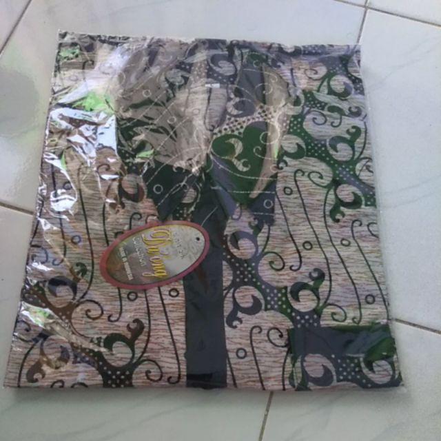 Bswart Batik Hrb026 Kenongo Hem Pendek Padi Pekalongan M L Xl Batik Pria Murah Modern Grosir