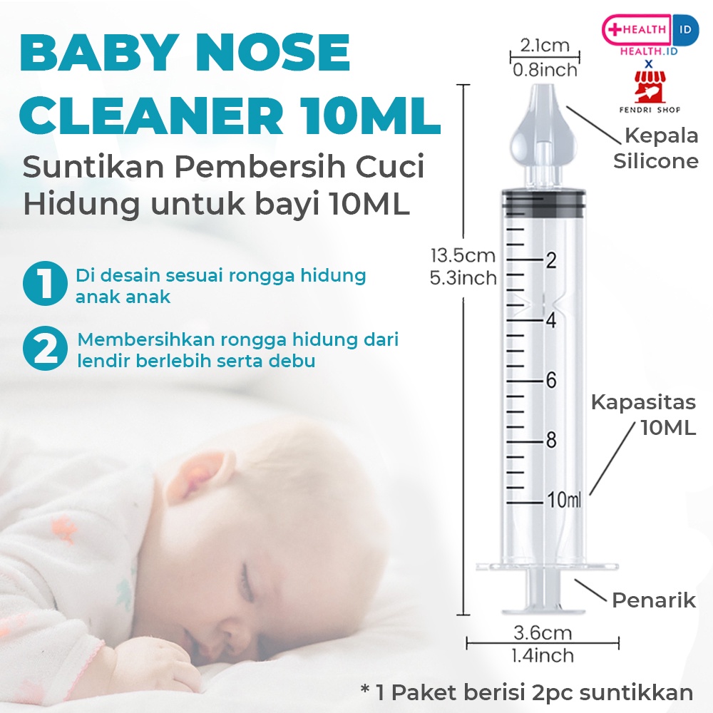 Cuci Hidung Bayi 10ml (Baby Nose Cleanser 10ml) 2pc !TERMURAH!