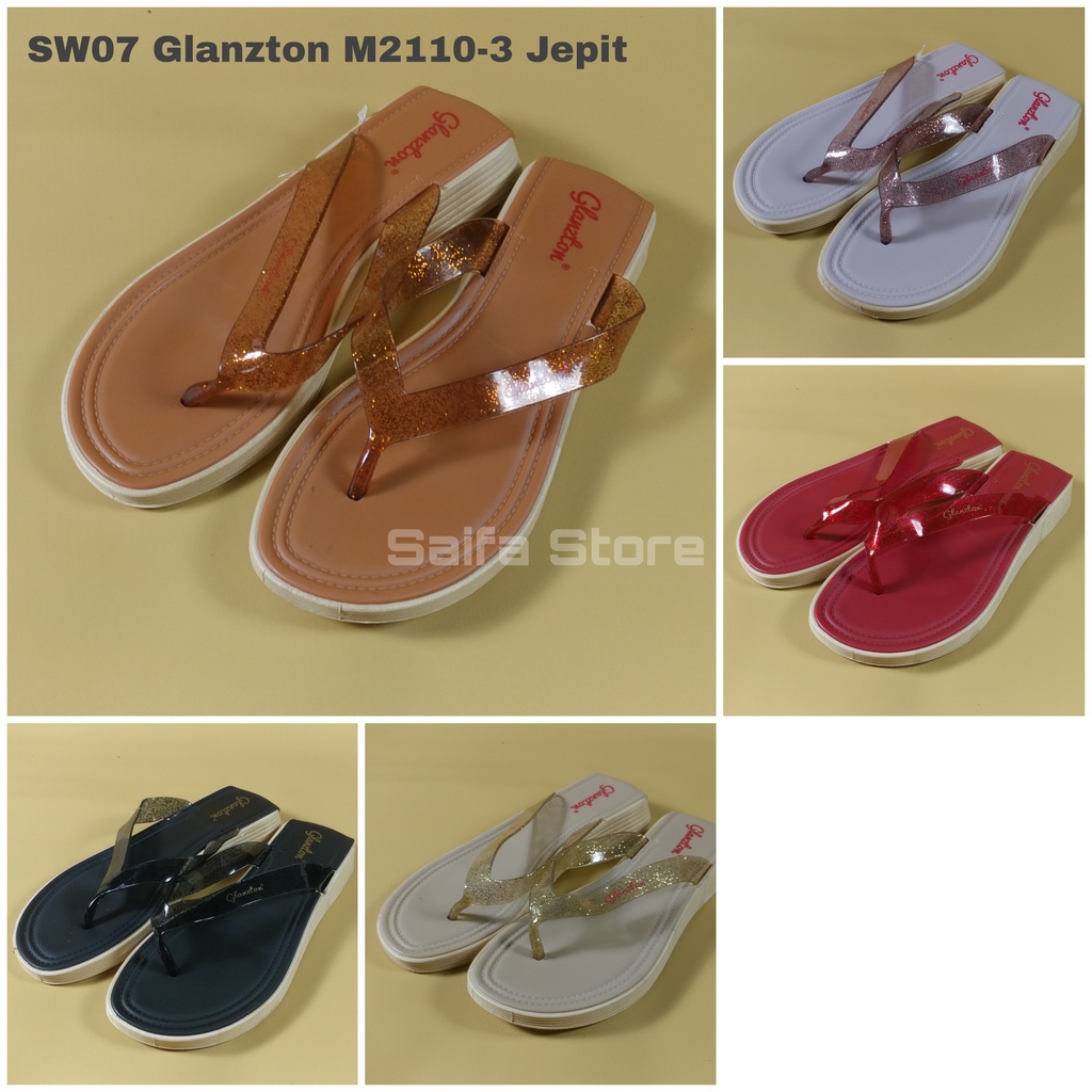 Sandal Wanita Original Glanzton Sandal Wanita Murah Sandal Casual Wanita Original Nyaman dan Empuk Dipakai