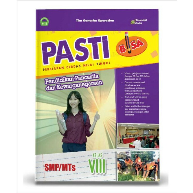 

TERMURAH!!! Pasti Bisa: Pendidikan Pancasila dan Kwn SMP/MTs Kelas VIII