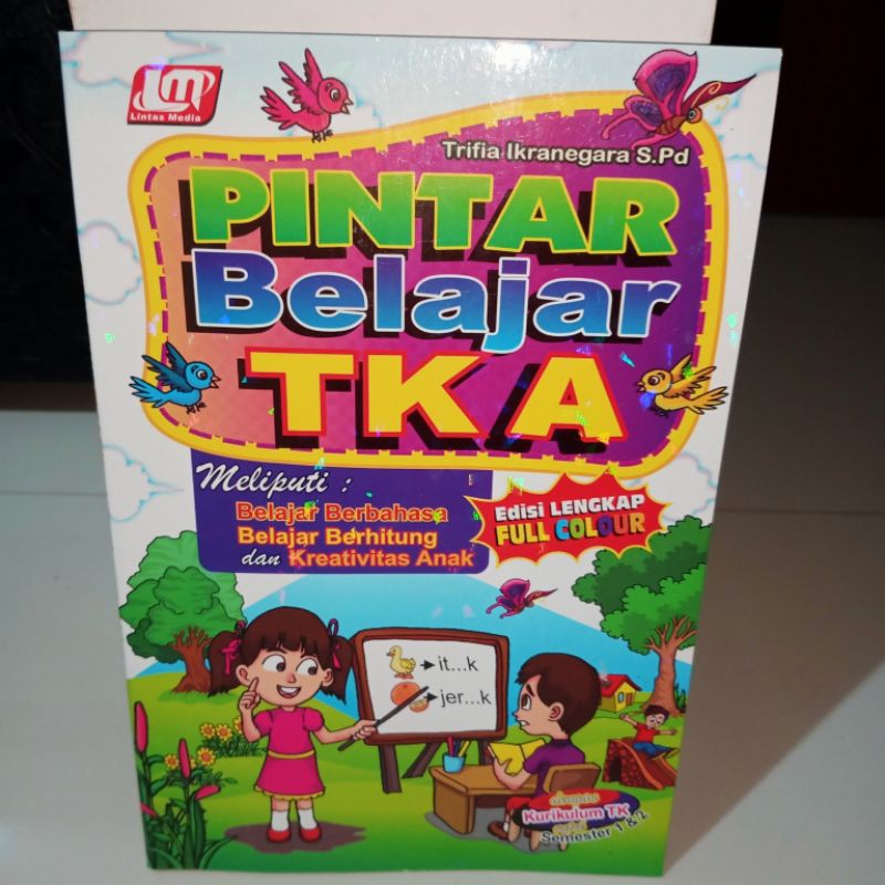 BUKU PINTAR BELAJAR TK A full colour