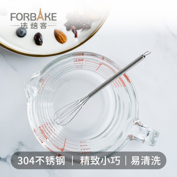 

Forbake Mini stainless Slim Whisk / kocokan telur serba guna