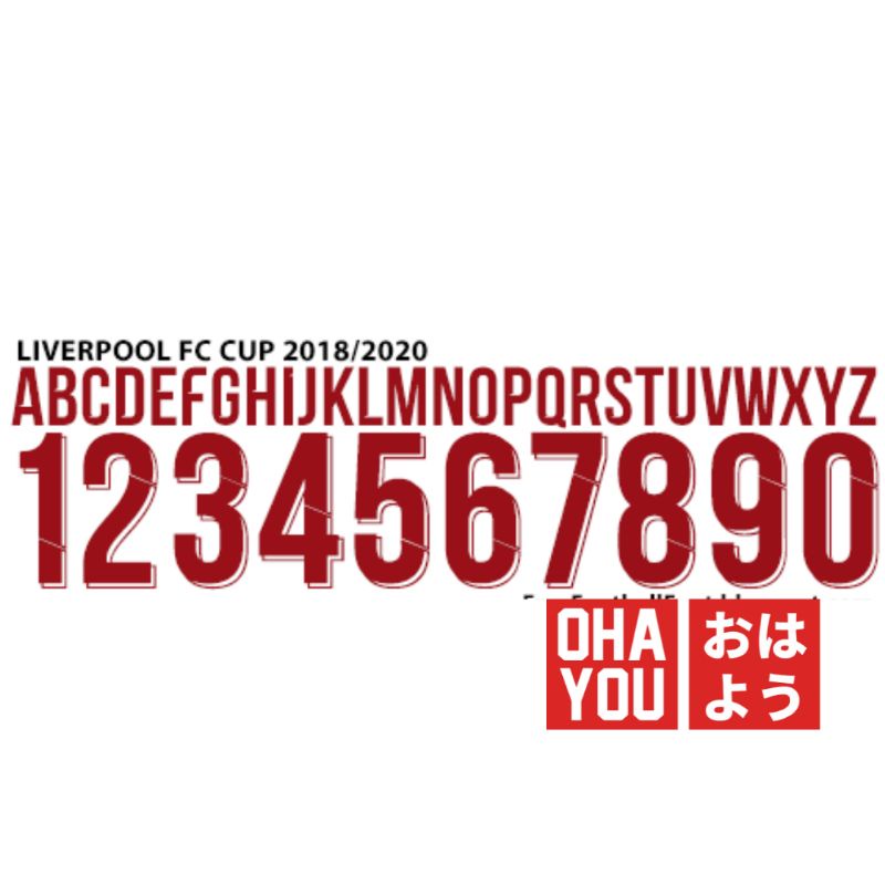 NAMESET LIVERPOOL UCL CUSTOM