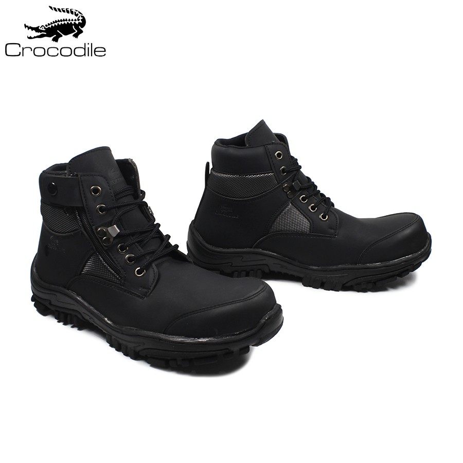 sepatu pria boots crocodile jointer sleting sepatu touring safety