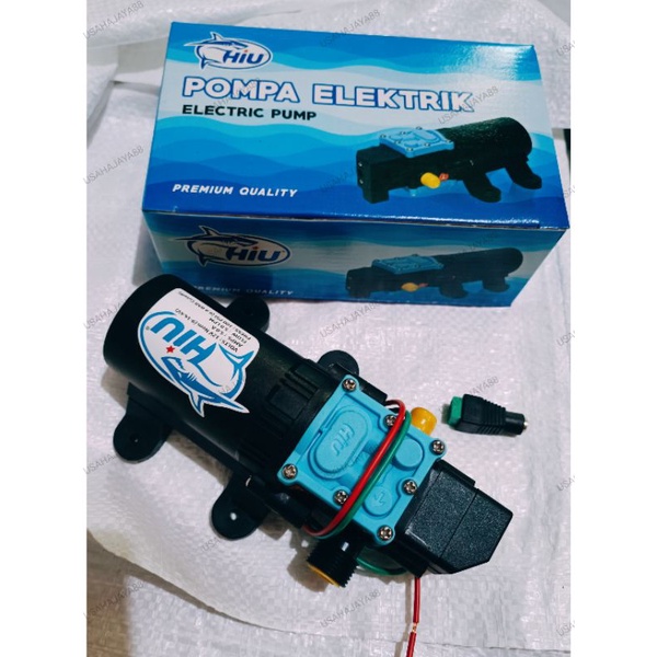 DINAMO HIU / POMPA AIR DC 12 V HIU /SOKET DRAT 12V DC5A ELEKTRIK SPRAYER
