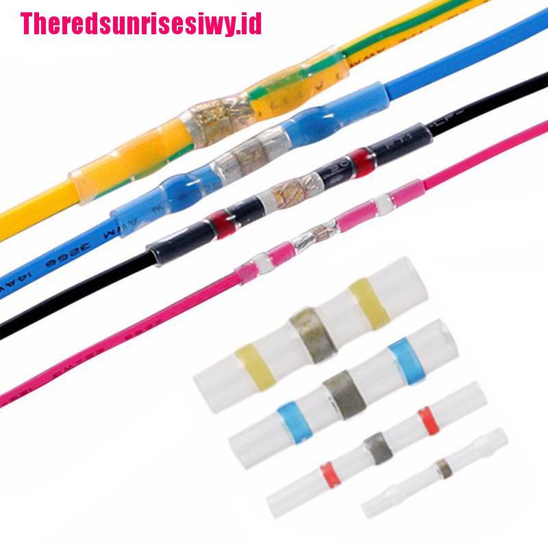 【Theredsunrisesiwy.id】300PCS Waterproof Solder Wire Connectors &amp; Heat Shrink Butt Crimp Connectors