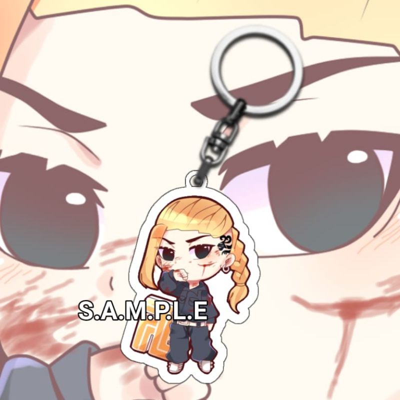 Keychain Tokyo Revengers Draken || Gantungan Kunci Tokyo Revengers