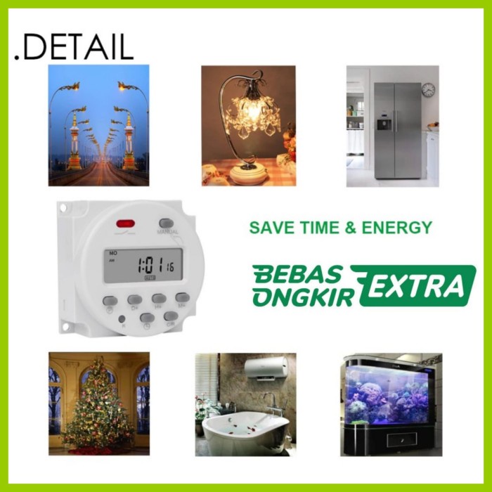 Timer Lampu/TIMER DIGITAL PROGAMABLE Timer Switch Relay Countdown