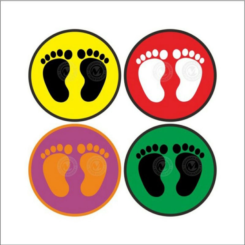 

STIKER LANTAI GAMBAR KAKI 10x10CM