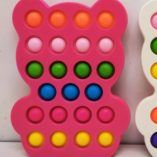 Terbaru Mainan Viral Push Pop It Fidget Toy Among US Kupu-Kupu-Boneka Pink