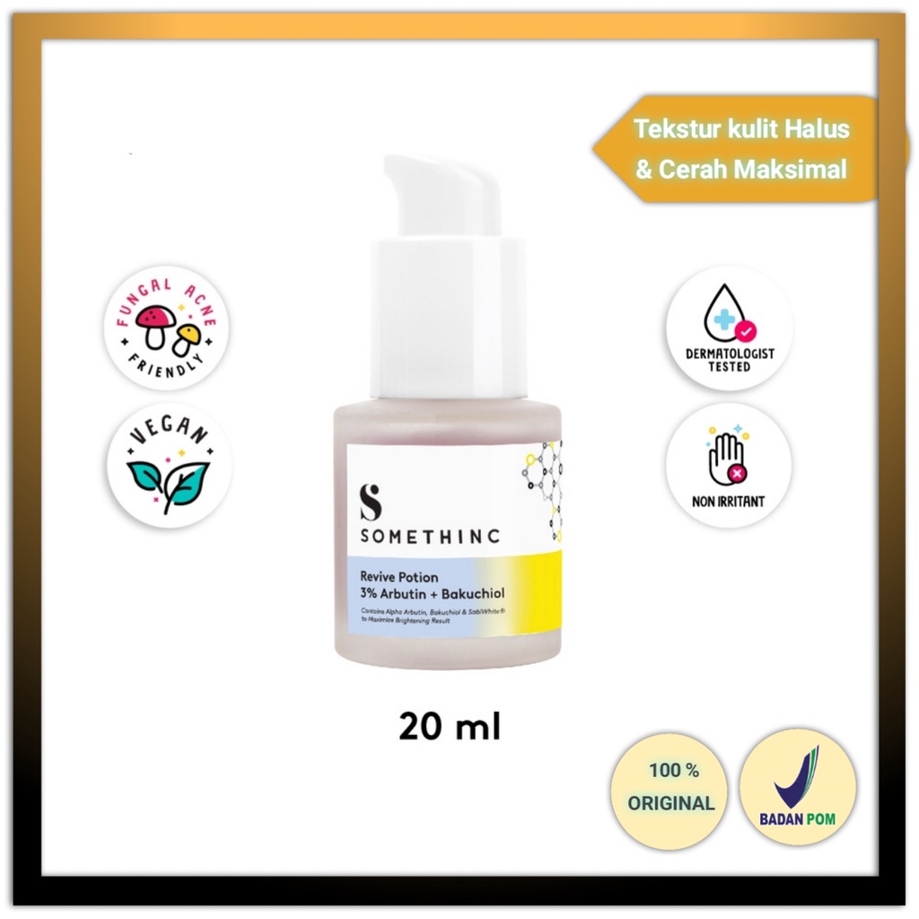 SOMETHINC Revive Potion 3% Arbutin + Bakuchiol 20ml