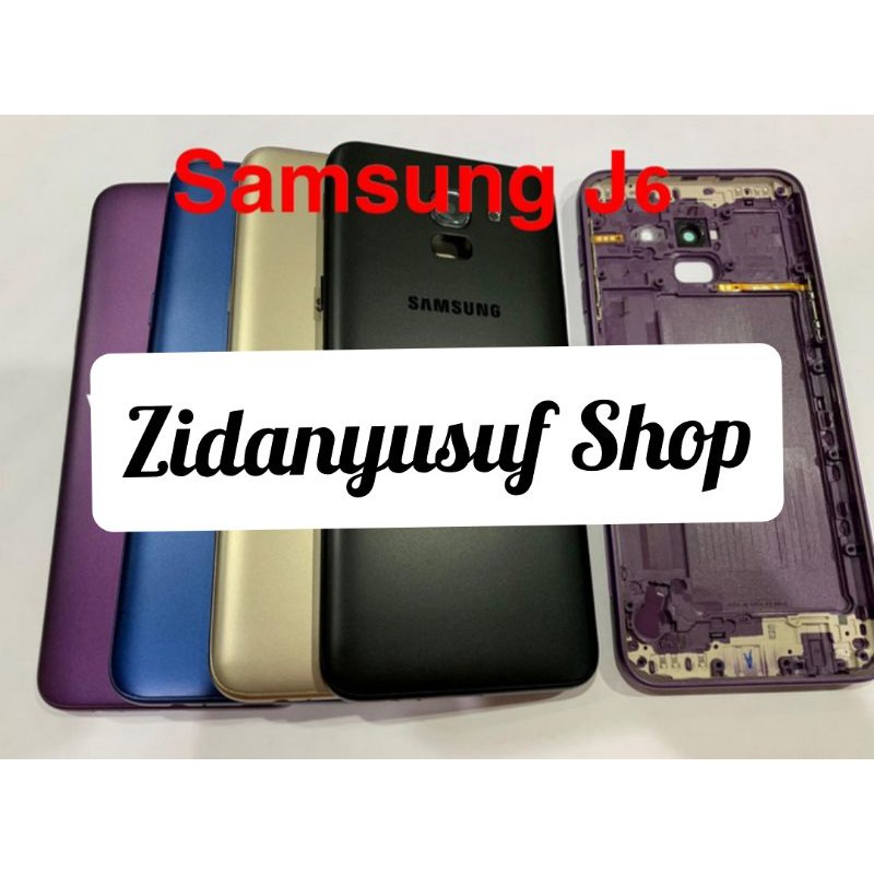 BACKDOOR BACK COVER KESING CASING HOUSING SAMSUNG J600 / J6 2018 ORIGINAL