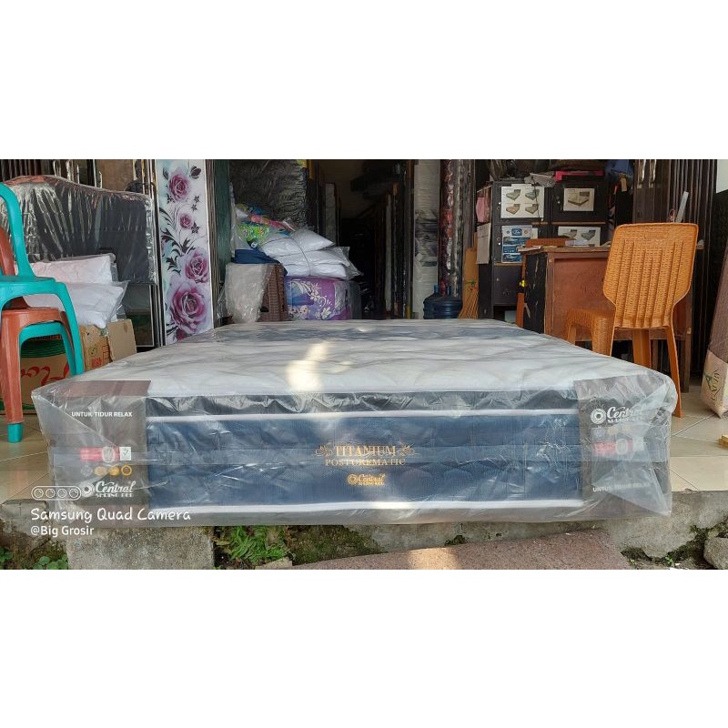 Central Titanium gold new edition best series super kasur spring bed euro grade edition