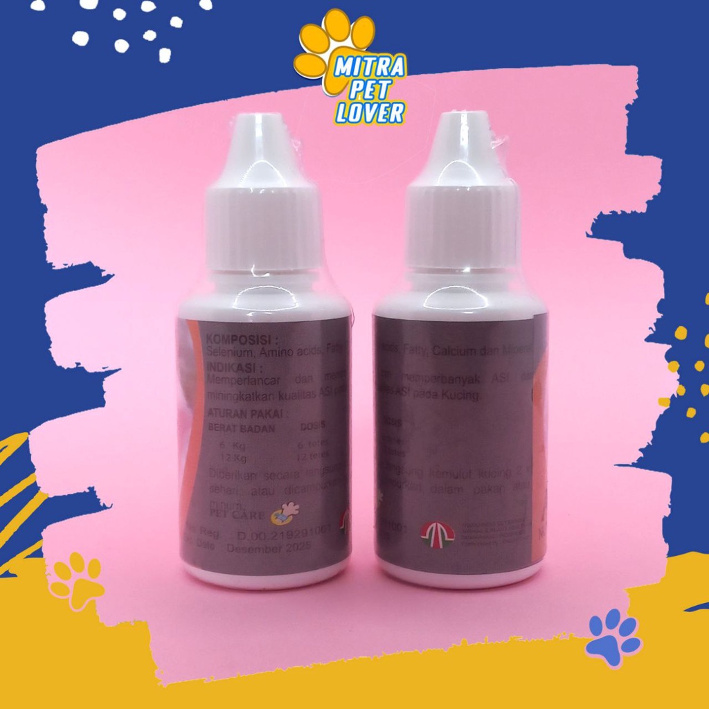 OBAT LANCAR ASI KUCING - ASIVIT CAT 30 ML ORIGINAL -  NUTRISI SUPLEMEN MEMPERLANCAR AIR SUSU KUCING CAT KITTEN DRUG AMAN SEHAT PET ANIMAL HEALTHCARE AND VETERINARY TAMASINDO OBAT KESEHATAN DAN VITAMIN TERNAK HEWAN BINATANG PELIHARAAN MITRAPETLOVER