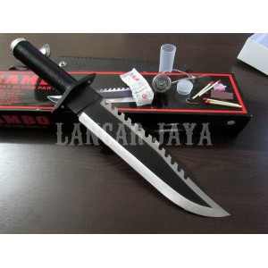 Pisau Belati Sangkur Aitor RAMBO II 2 Berkualitas