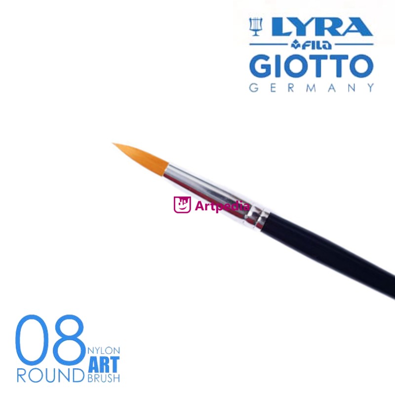 

Kuas Lyra Bulat 08 - Lyra Art Brush Round No.08 -Kuas Lukis Lyra -Lyra Taklon Art Brush Round No. 08