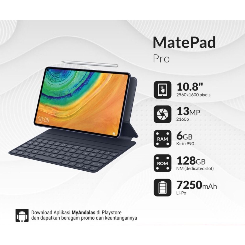 HUAWEI MATEPAD PRO 6/128 10.8 INCH GARANSI RESMI