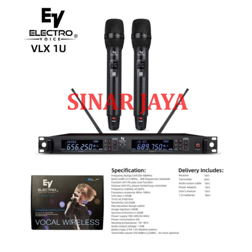 mic ev electro voice VLX1U ORYGINAL electrovoice vlx 1u