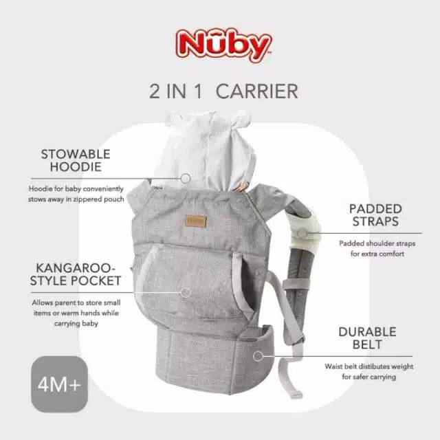 nuby 3 in 1 baby carrier