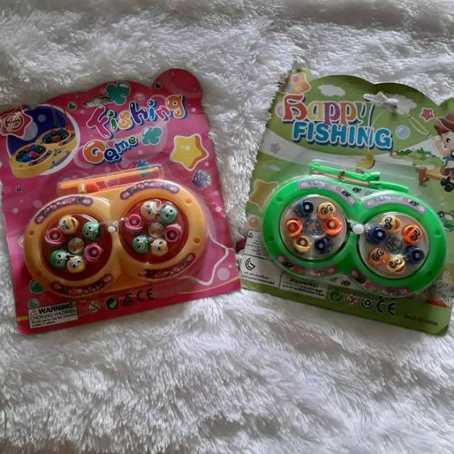 Pancingan Muter 2 lubang / Mainan Pancingan