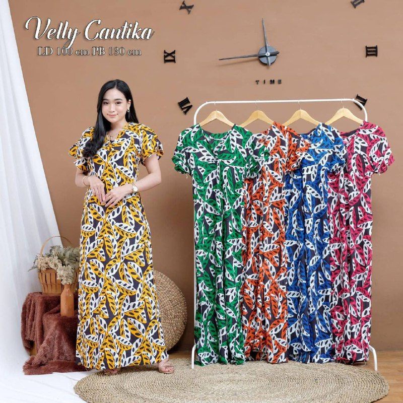 Daster Batik Panjang Baju Daster Lengan Pendek Longdress Batik Long Dress Lengan Panjang Busui Daster Panjang Daster Semata Kaki Baju tidur Lengan Panjang