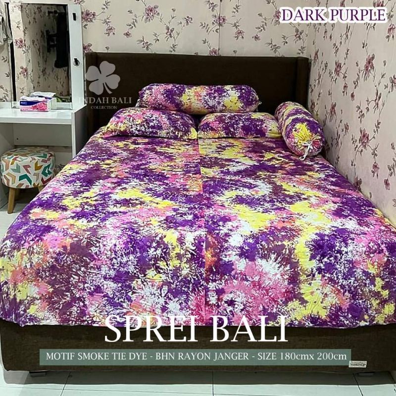 Sprei Bali Rayon Smoke tie dye No PO