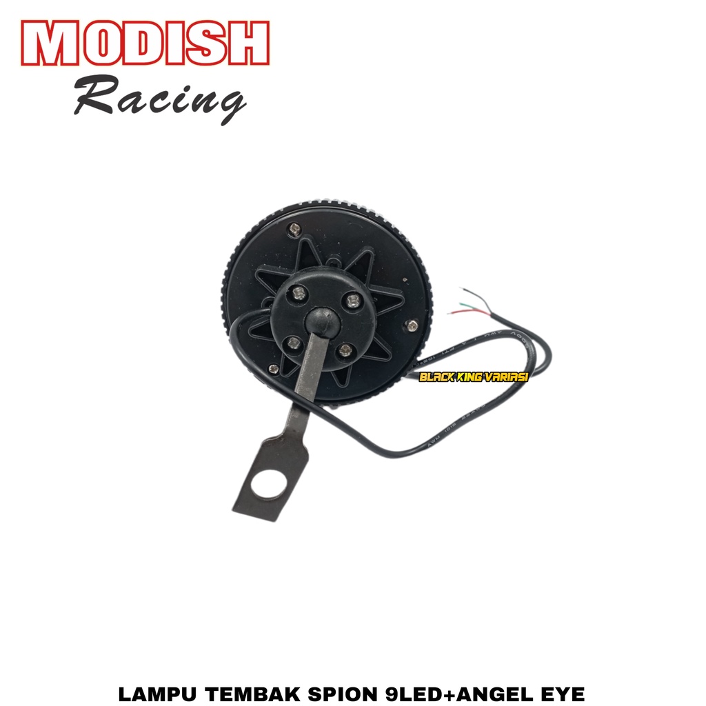 Lampu tembak sorot LED bracket spion 9 mata dengan angel aye 5 mode